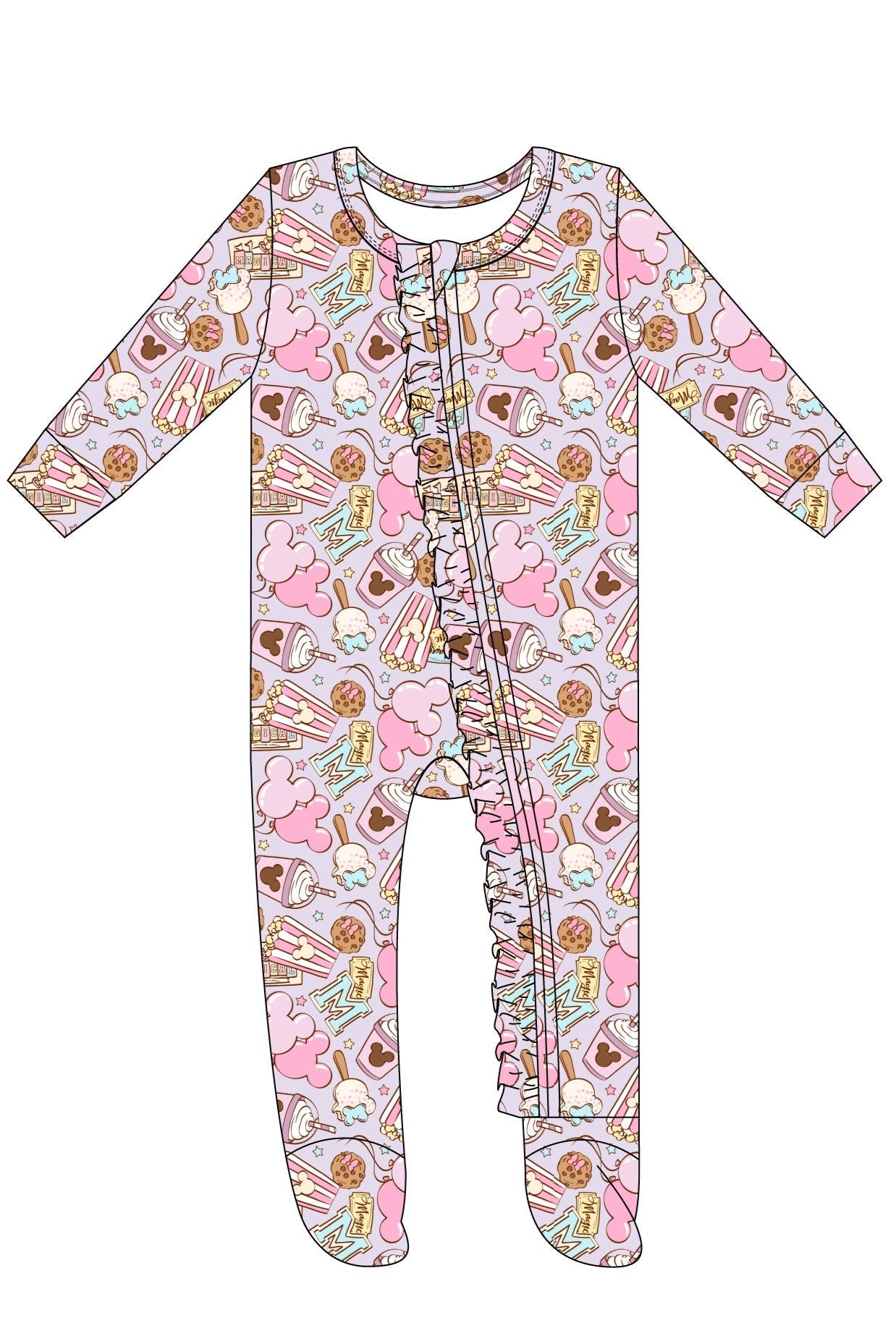 Gali Ruffle Footie