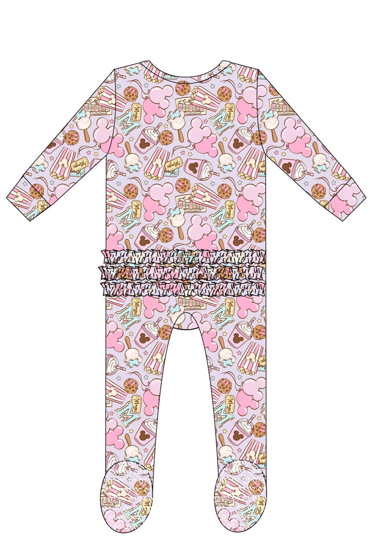 Gali Ruffle Footie