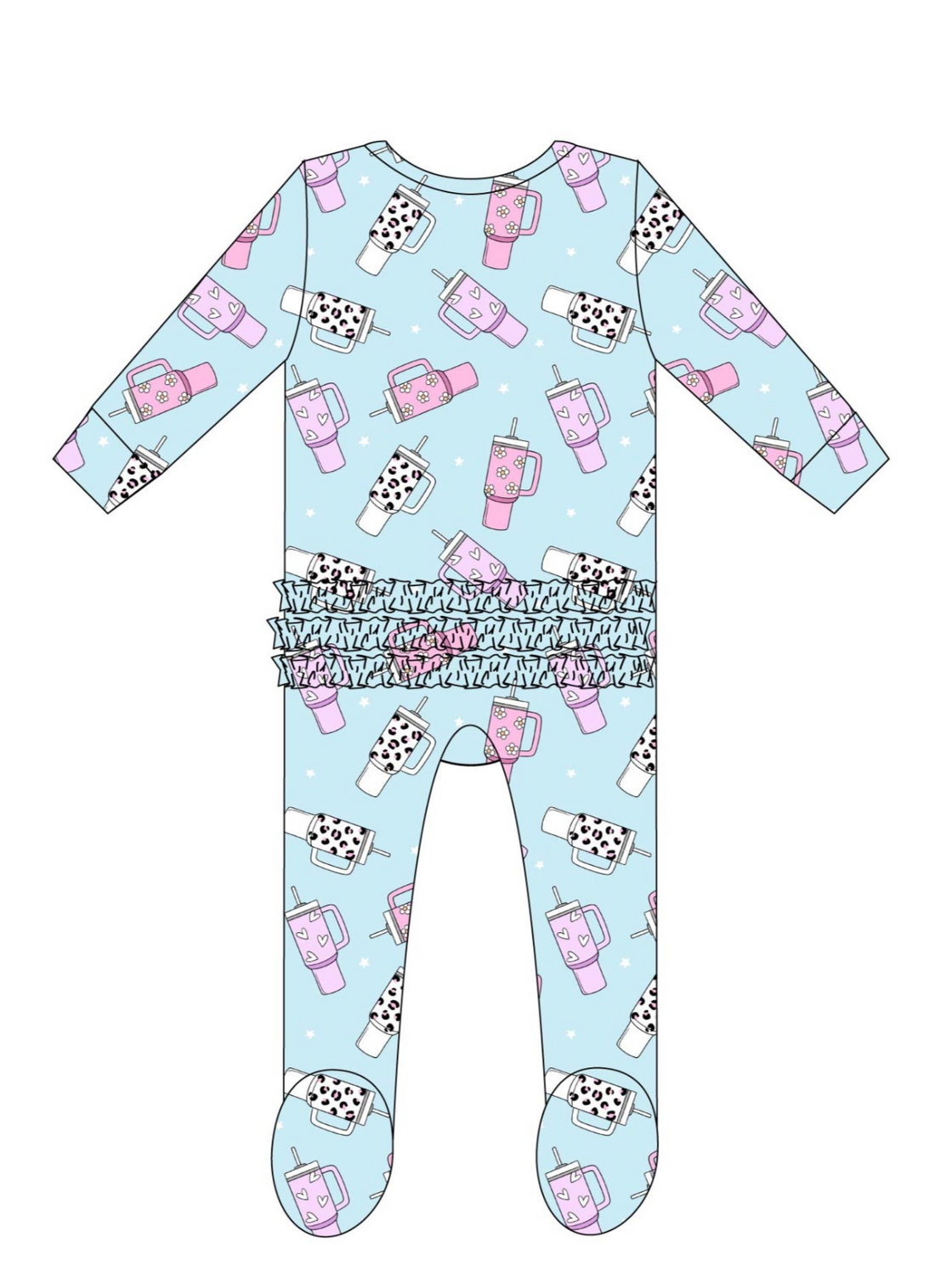 Aliza Ruffle Footie