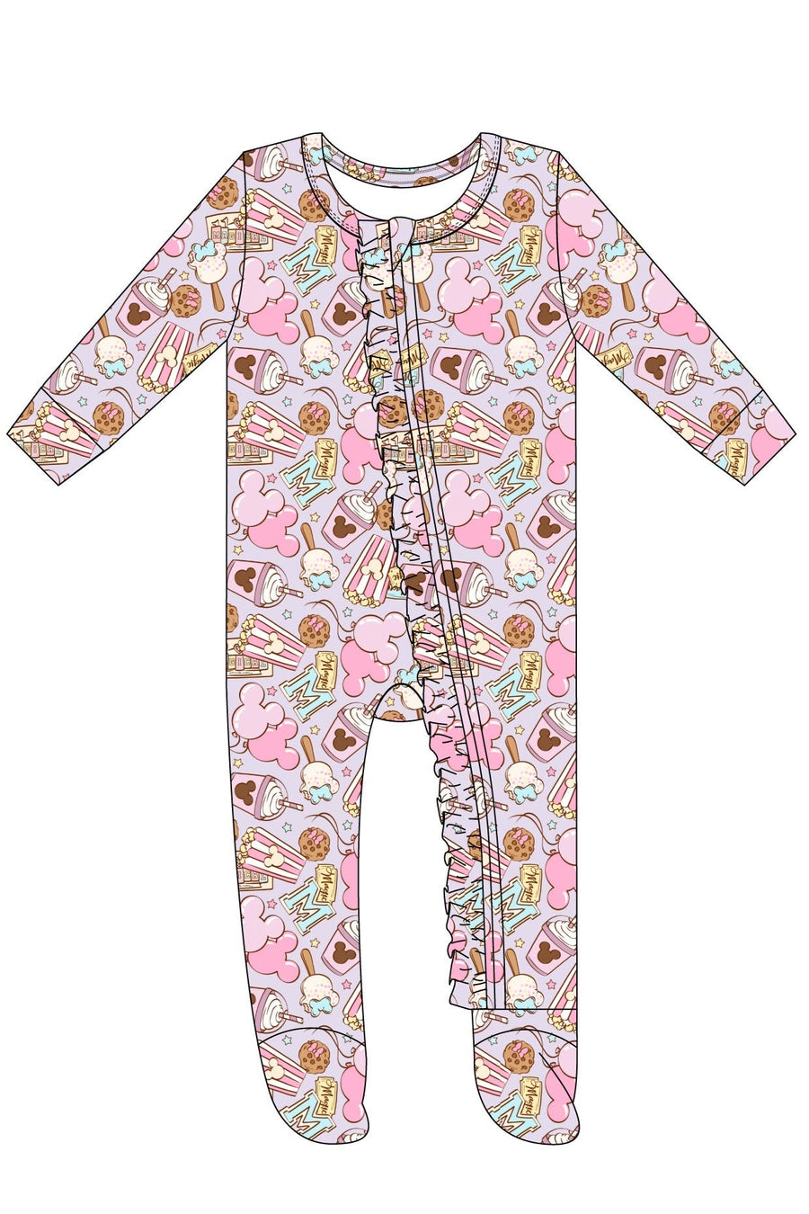 Gali Ruffle Footie