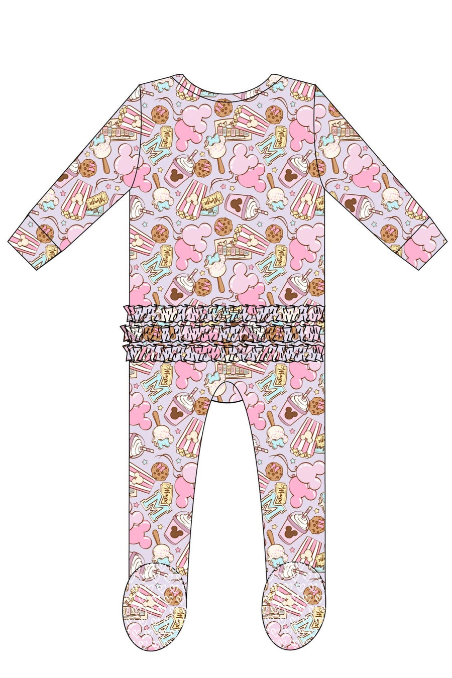 Gali Ruffle Footie